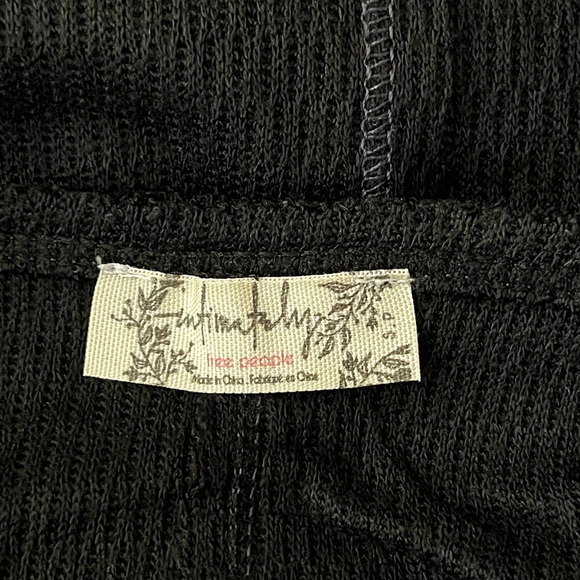 Free People Intimately FP Black Long Sleeve Sloane Bodysuit NWT Size Small - Picture 8 of 10